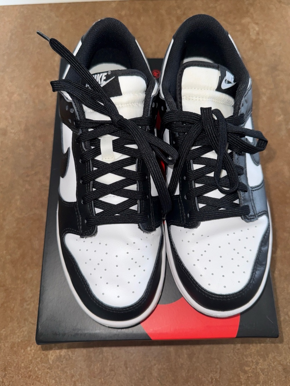 Nike Black and White Low-Top Sneakers